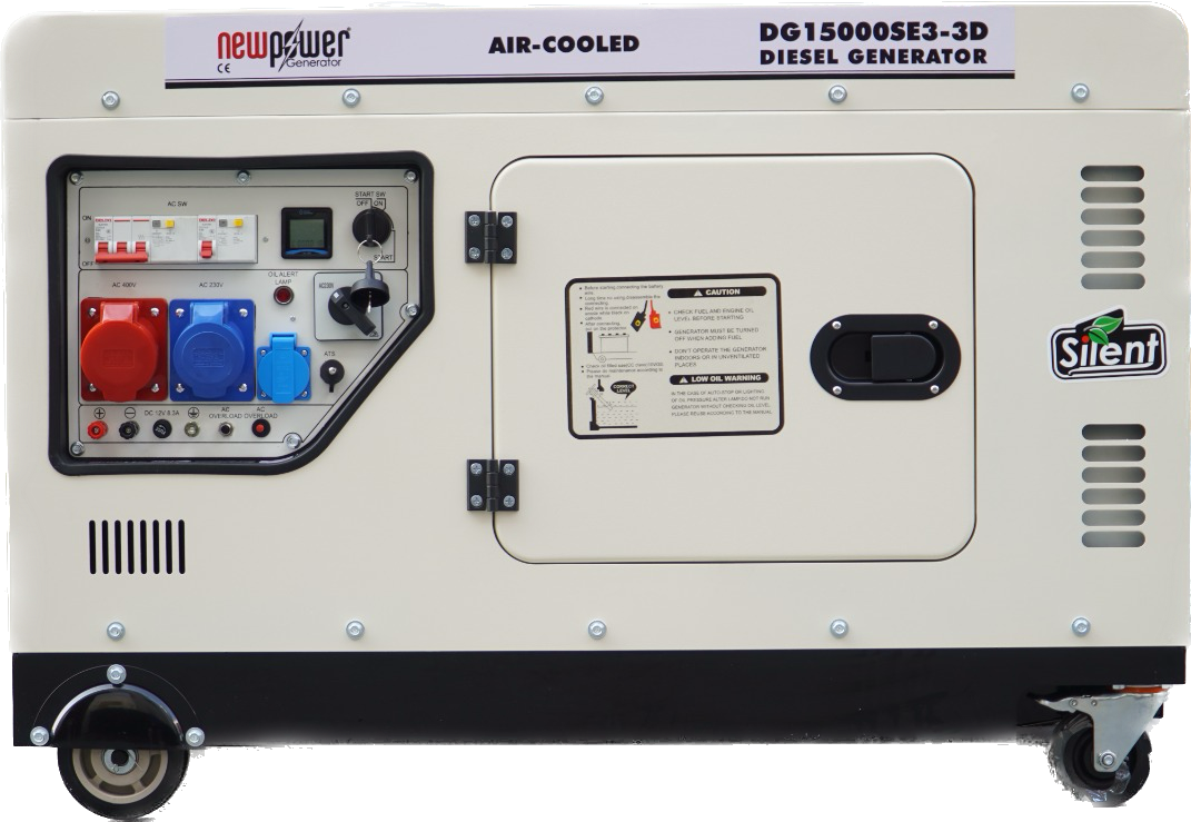 DG15000SE-3D Tragbare Diesel Stromerzeuger 4 DG15000SE3-3D-1