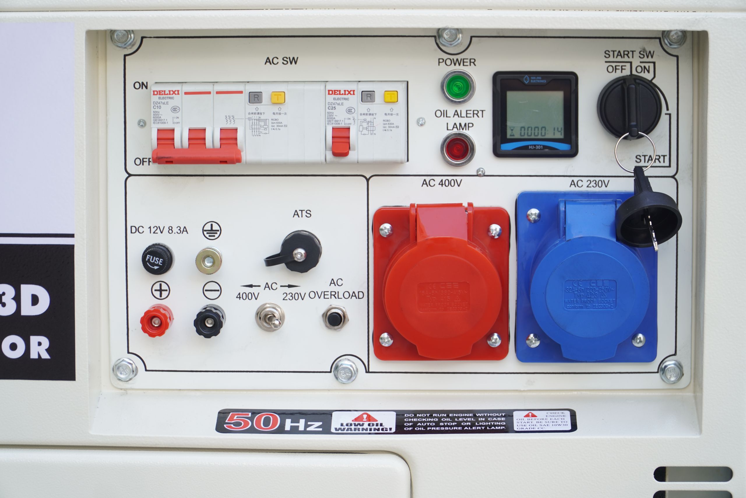 DG6500SE-3D Tragbare Diesel Stromerzeuger 14 DG6500SE3-3D-7-scaled